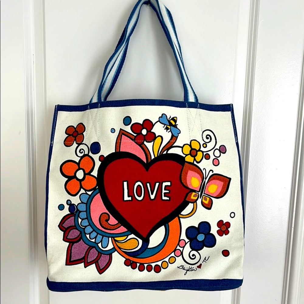 Brighton Power of Love Tote Bag NWOT